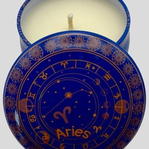 "Aries Zodiac" Soy Wax Candle